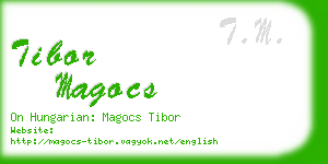 tibor magocs business card